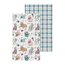 Pet Central Kitchen Towel Quick Dry Waffle Weave Double-Sided, 30"L x 18"W