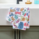 Pet Central Dog Thoughts Kitchen Towel Quick Dry, 30"x18"