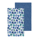 Seaside Retreat Kitchen Towel Quick Dry Waffle Weave Double-Sided, 30"L x 18"W
