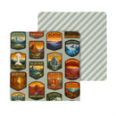 High Country Kitchen Towel Quick Dry Dish Cloth, Adventure, 10"x10", Set of 3