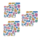 Pet Central Dog Thoughts Kitchen Towel Quick Dry Dish Cloth, 10"x10", Set of 3