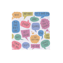 Pet Central Dog Thoughts Kitchen Towel Quick Dry Dish Cloth, 10"x10", Set of 3