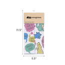 Pet Central Dog Thoughts Kitchen Towel Quick Dry Dish Cloth, 10"x10", Set of 3