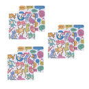 Pet Central Cat Thoughts Kitchen Towel Quick Dry Dish Cloth, 10"x10", Set of 3