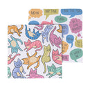 Pet Central Cat Thoughts Kitchen Towel Quick Dry Dish Cloth, 10"x10", Set of 3