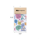 Pet Central Cat Thoughts Kitchen Towel Quick Dry Dish Cloth, 10"x10", Set of 3