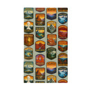 High Country Kitchen Towel Quick Dry Waffle Weave Double-Sided, Adventure, 30"L x 18"W