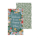 Cottage Garden Kitchen Towel Quick Dry Waffle Weave Double-Sided, Home, 30"L x 18"W