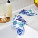 Seaside Retreat Quick Dry Dish Cloth, Set of 3, 10"x10"