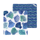 Seaside Retreat Quick Dry Dish Cloth, Set of 3, 10"x10"