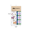 Pet Central Kitchen Towel Quick Dry Dish Cloth, 10"x10", Set of 3