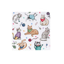 Pet Central Cat Kitchen Towel Quick Dry Dish Cloth, 10"x10", Set of 3