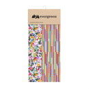 Hop Into Spring Kitchen Towel Quick Dry Waffle Weave Double-Sided, In Bloom Motif, 30"L x 18"W