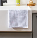 What She Shed Flower Seersucker Kitchen Towel Quick Dry Kitchen Towel, 30"x18"