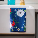 Red, White, & Bloom Kitchen Towel Quick Dry Waffle Weave Double-Sided, Blooming Americana, 30"L x 18