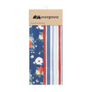 Red, White, & Bloom Kitchen Towel Quick Dry Waffle Weave Double-Sided, Blooming Americana, 30"L x 18