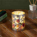 Petal & Plow LED Glass Table Decor Glass Floral Butterfly, 5"H