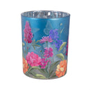 Cottage Garden LED Glass Table Decor Glass Floral Butterfly, 5"H