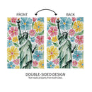 Floral Liberty Lustre Garden Flag