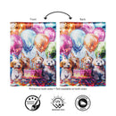 Pet Central Happy Birthday Dogs Lustre Flag Garden
