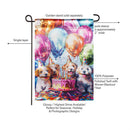 Pet Central Happy Birthday Dogs Lustre Flag Garden