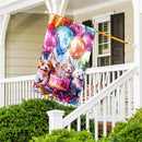 Pet Central Happy Birthday Dogs Lustre Flag House