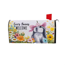 Hop Into Spring Flower Time Mailbox Cover