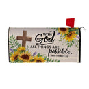 With God Anything Is Possible Mailbox Cover