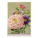 Vintage Cream Florals Moire Garden Flag