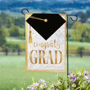 Graduation Moire Garden Flag