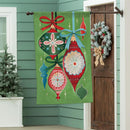 Heartfelt Cheer Ornaments Moire Flag House