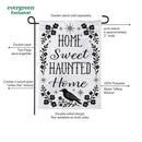Home Sweet Haunted Home Moire Flag Garden