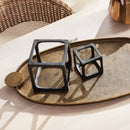 NAPA Home & Garden, CUBIST SCULPTURES, SET OF 2,N2DK19BK