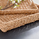 NAPA Home & Garden, SEAGRASS RECTANGULAR TRAYS, SET OF 2,N3SG05