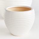 NAPA Home & Garden, SERENITY POTS, SET OF 3,N4SR08WH