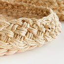 NAPA Home & Garden, ABACA FRENCH BRAIDED TRAYS, SET OF 2