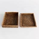 NAPA Home & Garden, BURMA RATTAN LIDDED LETTER BOX