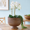 NAPA Home & Garden, BURMA RATTAN  FOOTED CACHEPOT,N4TN05BR