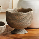 NAPA Home & Garden, BURMA RATTAN FOOTED CACHEPOT,N4TN05GY