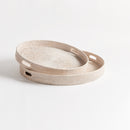 NAPA Home & Garden, BURMA RATTAN ROUND OTTOMAN TRAYS LARGE, SET OF 2,N4TN07WH