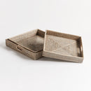 NAPA Home & Garden, BURMA RATTAN OTTOMAN TRAYS, SET OF 3,N4TN216GY