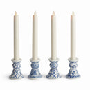 BARCLAY BUTERA DYNASTY MINI TAPER HOLDERS, SET OF 4