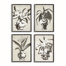 NAPA Home & Garden, CHINOISERIE NOIR PRINTS, SET OF 4,N5NH30