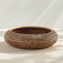 NAPA Home & Garden, BURMA RATTAN SHALLOW DISPLAY BOWLS