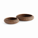 NAPA Home & Garden, BURMA RATTAN SHALLOW DISPLAY BOWLS