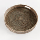 NAPA Home & Garden, BURMA RATTAN ROUND SERVING TRAY LARGE,N5TN16GY