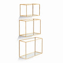 NAPA Home & Garden, DAPHNE MIRRORED WALL SHELVES, SET OF 3,N5TY05