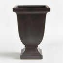 NAPA Home & Garden, FIBRECLAY BECKETT SQ FOOTED PLANTER LARGE,N5UN06BK