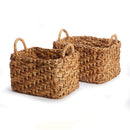 Eve Banana Leaf Baskets With Handles Large, Set Of 2