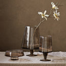 Adalina Glass Footed Vase Small